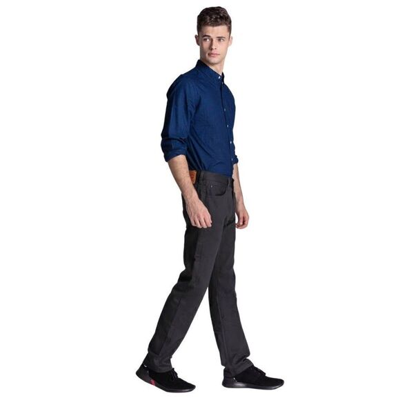 NWOT Levis Mens 505 Regular Fit Black Jeans - Picture 1 of 13
